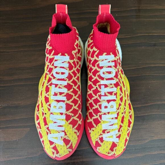 Adidas Pharrell x Crazy BYW CNY Sneakers AMBITION Red Yellow Men\'s 13 main image 9
